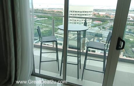 Balcony Living Room City Residence Corner Unit 01 61 Balcony City Residence Penang 2
