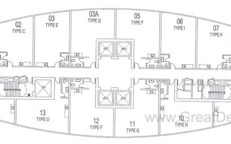 M Tower Corner Unit Type B Empire City Floor Plan 04 11 M Tower Corner Unit Type B Empire City Floor Plan