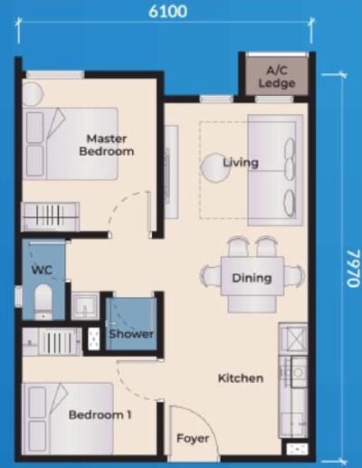 Type B4 | Qubaz Suites Kuala Terengganu