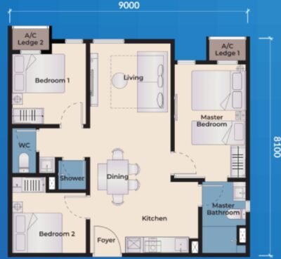 Type C1 | Qubaz Suites Kuala Terengganu