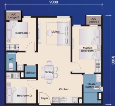 Type C2 | Qubaz Suites Kuala Terengganu