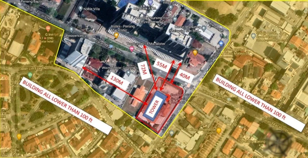 Location of 22 Macalisterz Georgetown